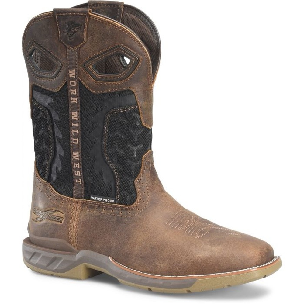 DOUBLE H PHANTOM RIDER ZENON WATERPROOF SQUARE TOE WORK BOOTS